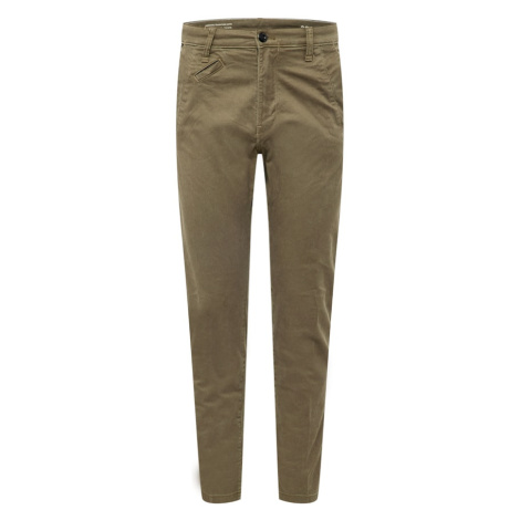 G-STAR Chino nohavice 'Bronso 2.0'  tmavozelená G-Star Raw