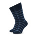 Tommy Hilfiger Súprava 5 párov vysokých pánskych ponožiek 701220145 Tmavomodrá