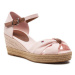 Tommy Hilfiger Espadrilky Basic Open Toe Mid Wedge FW0FW04785 Ružová