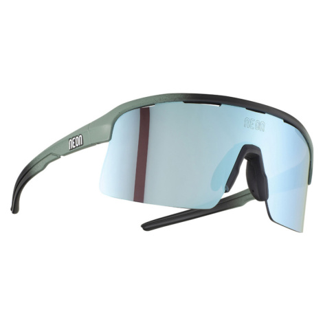 NEON Cyklistické okuliare - ARROW 2.0 - čierna/svetlo zelená