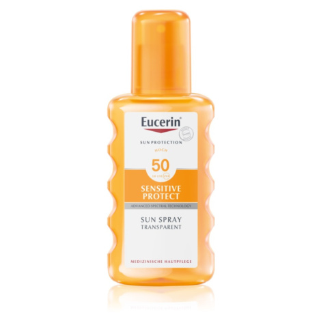 Eucerin Sun Dry Touch Oil Control transparentný ochranný sprej SPF 50