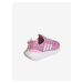 Ružové dievčenské žíhané tenisky adidas Originals Swift Run 22