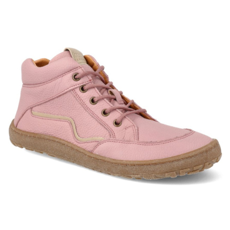 Jeseň 2023 Barefoot členková obuv Froddo - BF Lace-up Pink ružová