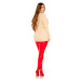 Curvy Girls! KouCla ribbrd jumper with neck holder white Einheitsgroesse