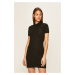 Šaty Lacoste čierna farba, mini, rovné