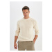 DEFACTO Standard Fit Regular Cut Crew Neck Basic Plain Knitwear Sweater