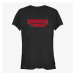 Queens Netflix Stranger Things - Christmas Lights Logo Women's T-Shirt