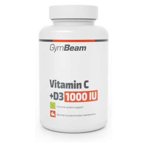 GymBeam Vitamín C + D3 1000 IU