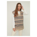 Trendyol Stone V Neck Knitwear Sweater