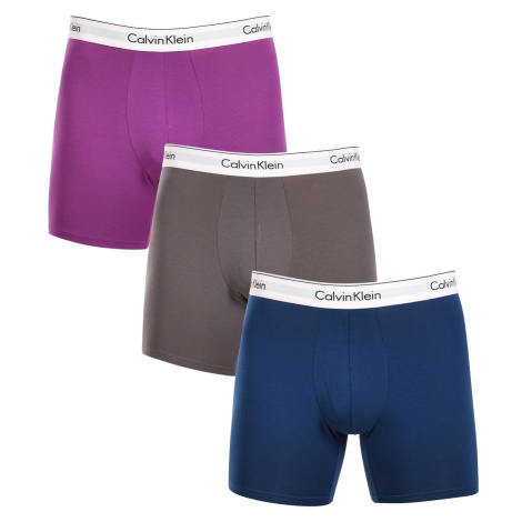 3PACK pánske boxerky Calvin Klein viacfarebné (NB2381A-M8U)