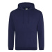 Just Hoods Unisex mikina s kapucňou JH001 Oxford Navy