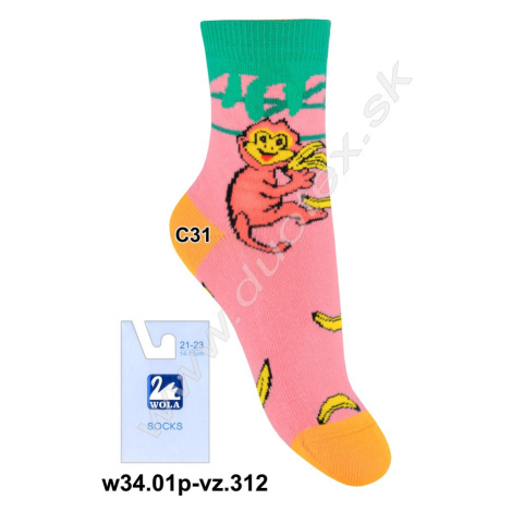 WOLA Detské ponožky w34.01p-vz.312 C31