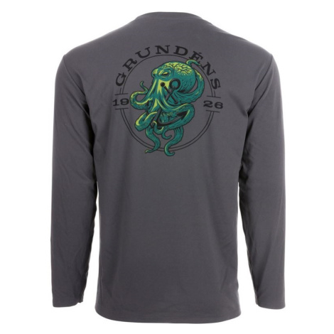 Grundéns funkčné uv tričko kracken ls tech tee anchor