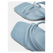 Pull&Bear Remienkové sandále  dymovo modrá