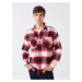 LC Waikiki Men's Casual Fit Long Sleeve Plaid Plaid Lumberjack Shirt Jacket