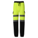 Yoko Reflexné pracovné tepláky HV016T Hi-Vis Yellow