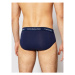 Calvin Klein Underwear Súprava 3 kusov slipov 0000U2661G Farebná