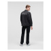 Karl Lagerfeld Košeľa ' Ikonik 2.0 '  čierny denim / biela