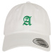 Letter White Low Profile Cap A