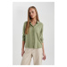 DEFACTO Regular Fit Long Sleeve Basic Shirt