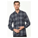 G701 DEWBERRY MEN'S SHIRT-NAVY BLUE