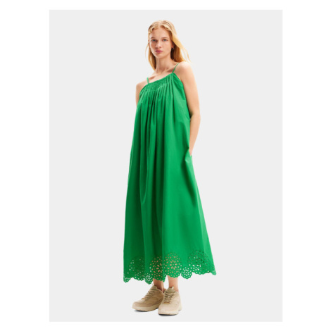 Desigual Letné šaty Porland 24SWVW21 Zelená Loose Fit