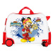 JOUMMABAGS Detský kufor na kolieskach - odrážadlo - Mickey Joy