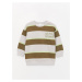 LC Waikiki Crew Neck Long Sleeve Striped Baby Boy Sweatshirt