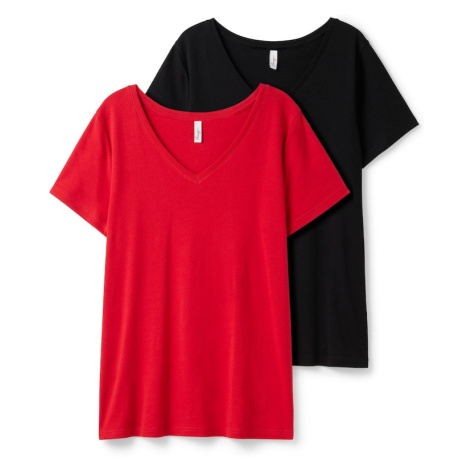 SHEEGO Tričko  červená / čierna