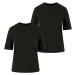 Women's T-Shirt Classy Tee - 2 Pack Black+Black