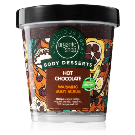 Organic Shop Body Desserts Hot Chocolate vyživujúci telový peeling