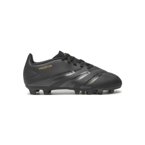 Chlapčenské futbalové kopačky outdoorové ADIDAS Predator K FG core black carbon gold met