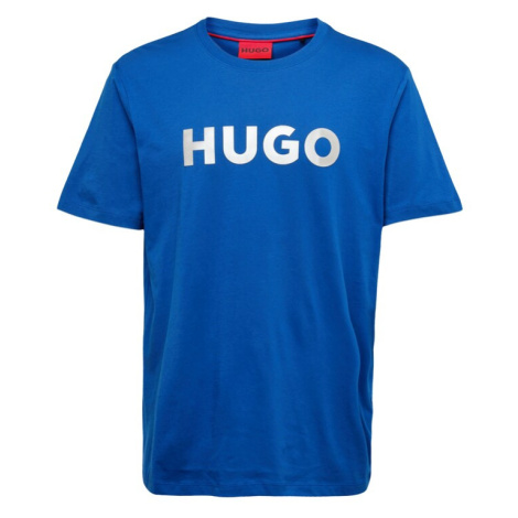 HUGO Tričko 'Dulivio'  modrá / svetlosivá Hugo Boss