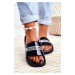 Women's Slides Big Star Painted Black 37