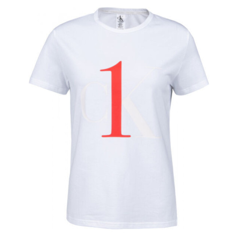 Calvin Klein S/S CREW NECK Dámske tričko, biela, veľkosť