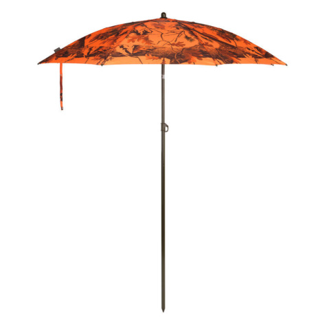 Maskovací poľovnícky dáždnik oranžový SOLOGNAC