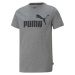 Puma ESS LOGO TEE B Chlapčenské tričko, sivá, veľkosť