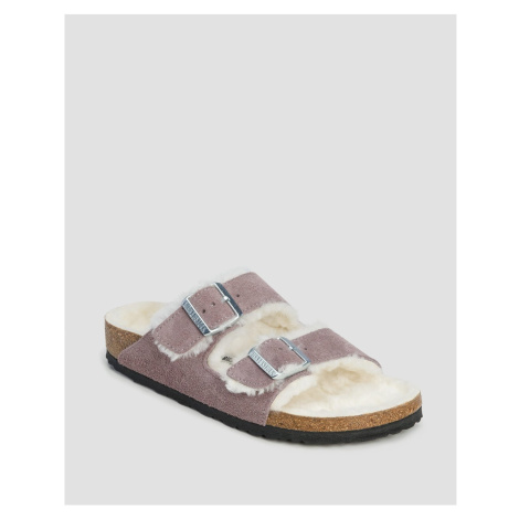 Dámske Fialové šľapky Birkenstock Arizona Shearling Narrow