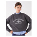 LC Waikiki Crew Neck Printed Long Sleeve Oversize Women's Sweatshirt