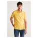 Pánske žlté polo tričko GRIMELANGE Chris, pravidelný strih, 100% bavlna