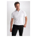 DEFACTO Slim Fit Polo Neck Short Sleeve Cotton T-Shirt