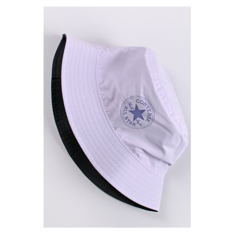 Čierno-biely obojstranný klobúk All Star Patch Reversible Bucket Hat Converse