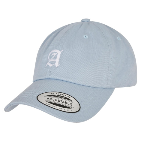 Letter Light Blue Low Profile Cap A mister tee