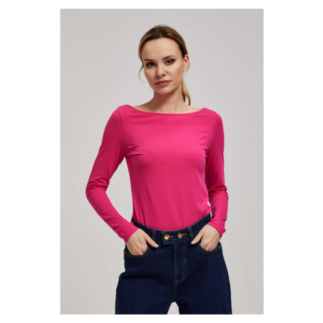 Fitted blouse with long sleeves Moodo