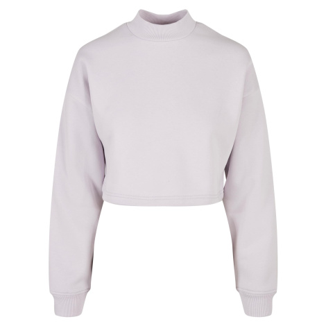 Women's Haircut Oversized Sweat High Neck Crew Soft Lilac Urban Classics