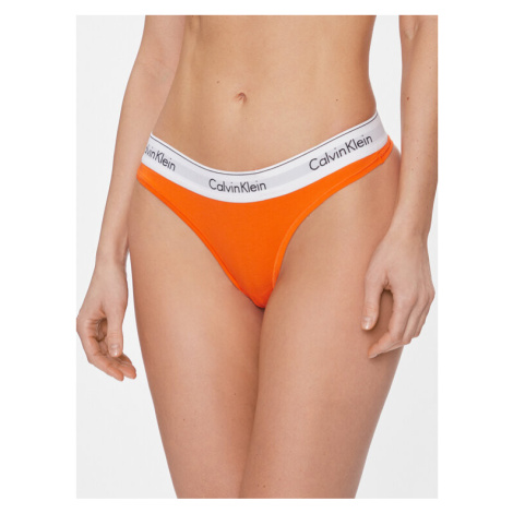 Calvin Klein Underwear Stringové nohavičky 0000F3786E Oranžová