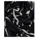 Šatka Karl Lagerfeld K/Signature Circle Mod. Scarf Black/White