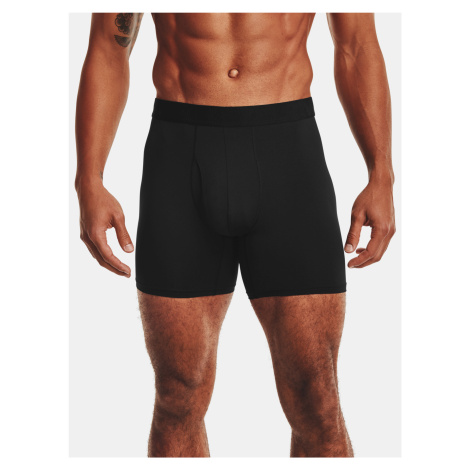 Čierne boxerky Under Armour UA Tech Mesh 6in 2 Pack