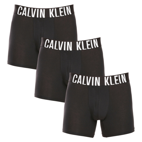 3PACK pánske boxerky Calvin Klein čierne (NB3609A-UB1)