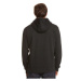 Quiksilver CIRCLE TRIM HOOD Pánska mikina, čierna, veľkosť